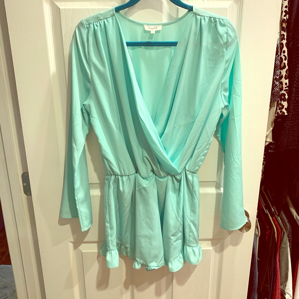 Teal Romper ☀️